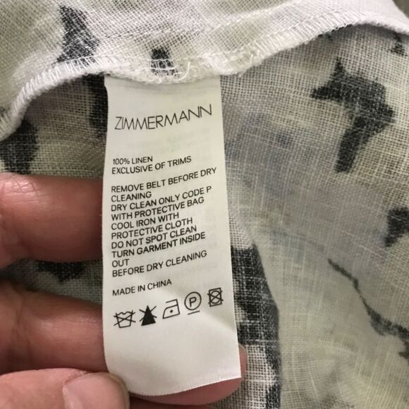 NWOT zimmermann ninety-six shirt dress - Picture 14 of 15